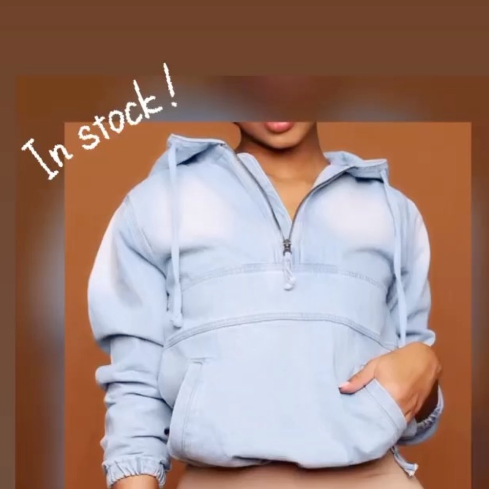 Light Denim Hoodie